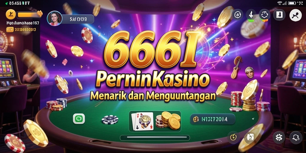 Tampilan gameplay Kasino yang seru di 666I.