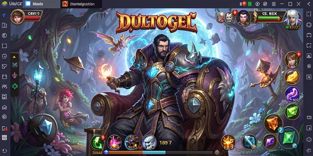 Tampilan gameplay DULTOGEL yang mengasyikkan dan penuh aksi RPG.