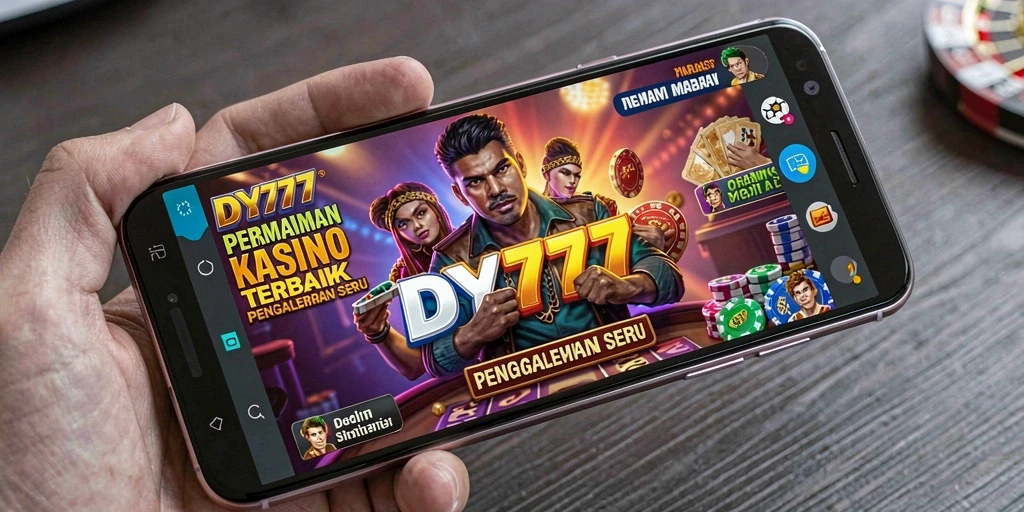 Tampilan menarik dari gameplay Kasino DY777 yang seru dan mengasyikkan.