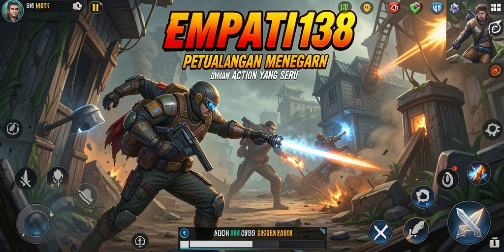 Screenshot menunjukkan aksi menegangkan dalam gameplay EMPATI138.