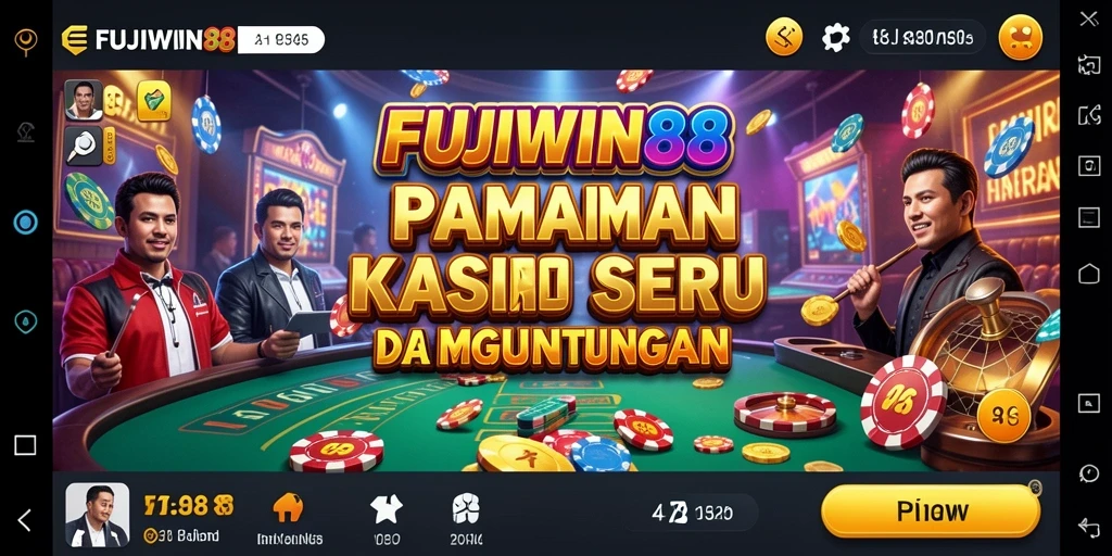 Tampilan menarik dari gameplay Kasino di FUJIWIN88.
