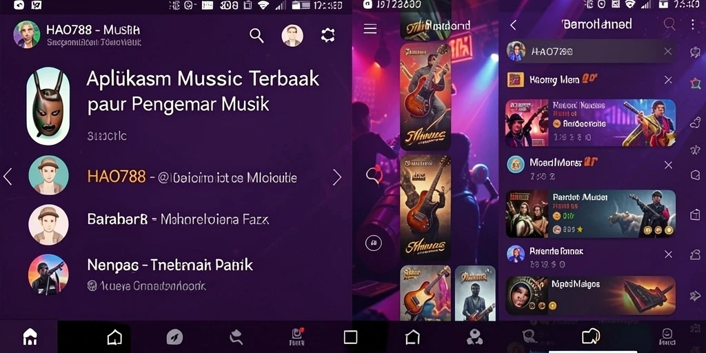 Tampilan menarik dari gameplay HAO788 yang penuh musik.