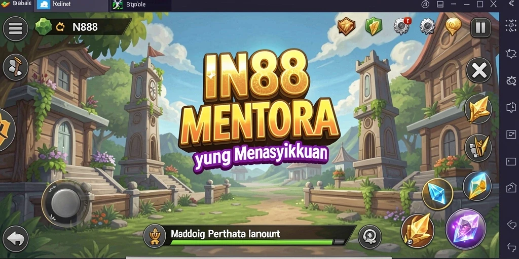 Gameplay menara pertahanan yang intens dan strategis di IN88.