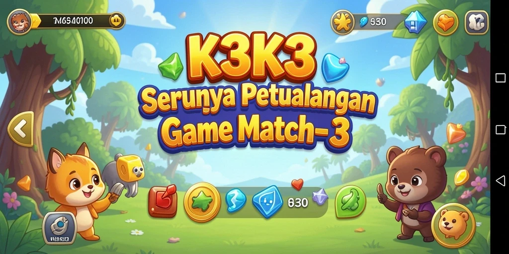 Gameplay seru dan penuh warna dari K3K3.