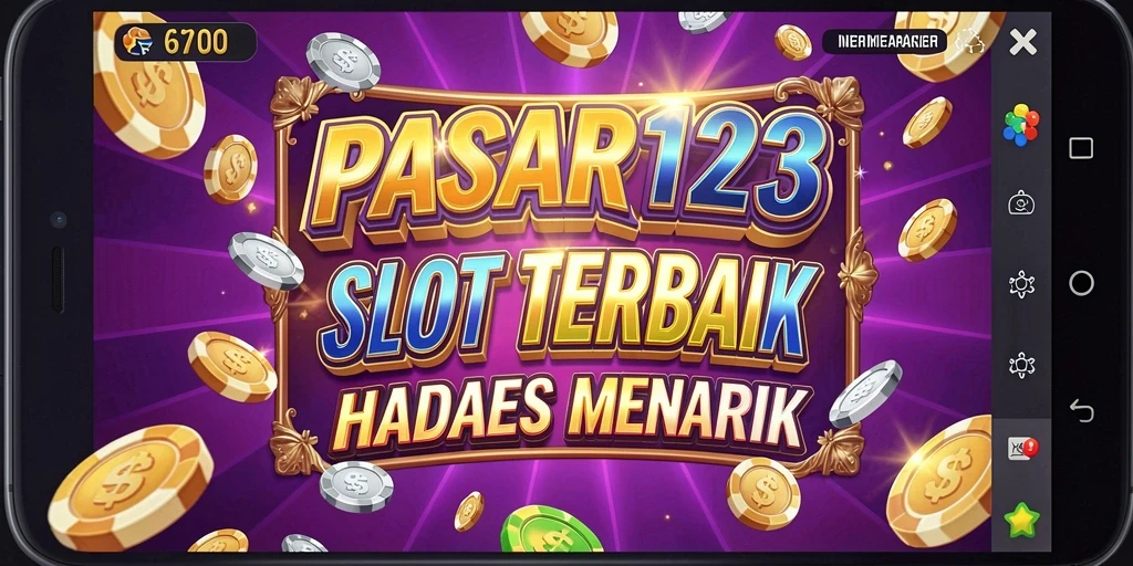 Tampilan menarik dari permainan slot PASAR123 dengan berbagai tema.