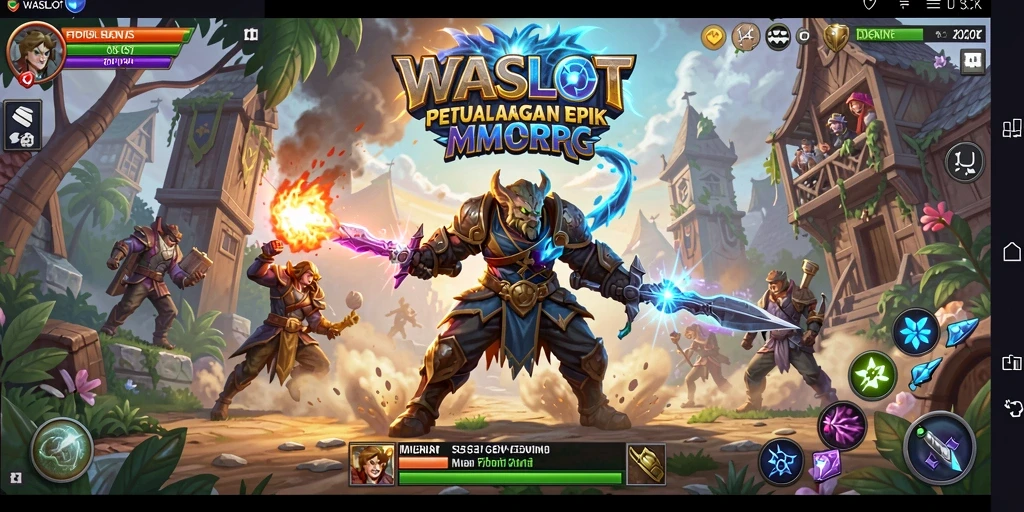 Tampilan gameplay menarik dari <strong>WASLOT</strong> di dunia MMORPG.